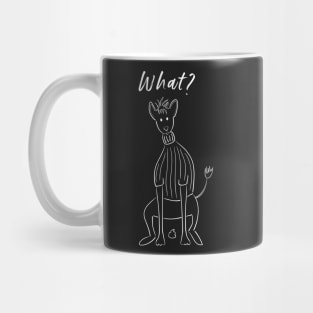 Pooping Dog - What? Mug